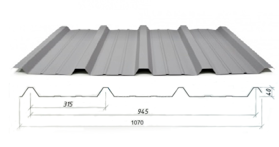 Профнастил Н-40